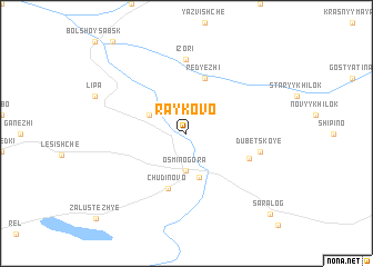 map of Raykovo