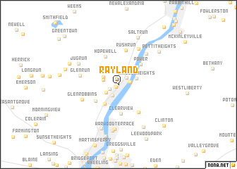 map of Rayland