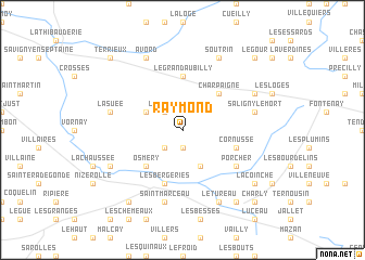 map of Raymond