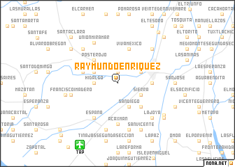 map of Raymundo Enríquez