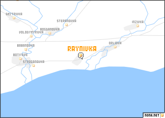 map of Raynivka