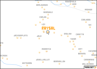 map of Raysal