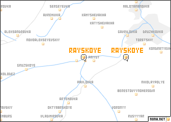 map of Rayskoye