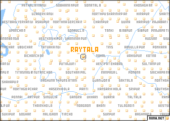 map of Rāytala