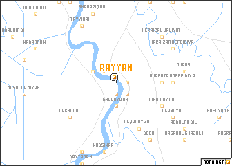 map of Rayyāḩ