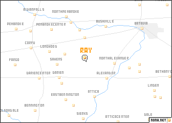 map of Ray