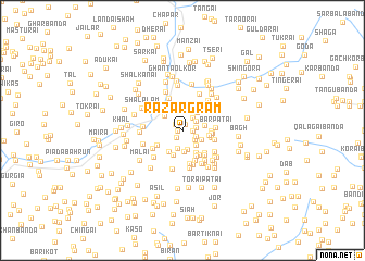 map of Razargrām