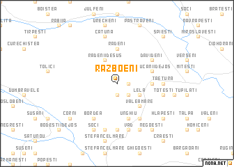 map of Războeni