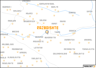 map of Razboishte