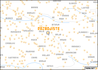 map of Razbojište