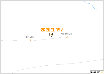 map of Razdel\
