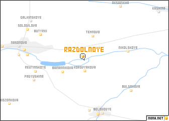 map of Razdol\