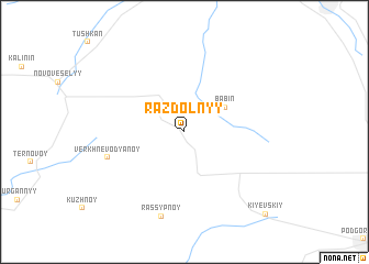 map of Razdol\