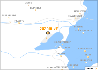 map of Razdol\