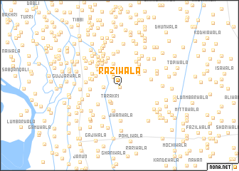 map of Rāzīwāla