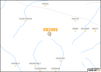 map of Razmas