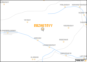 map of Razmetnyy