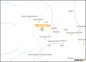 map of Razū\