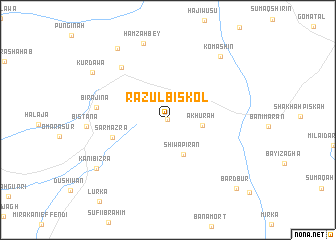 map of Razūl Biskōl