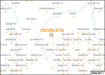 map of Razvalatsi