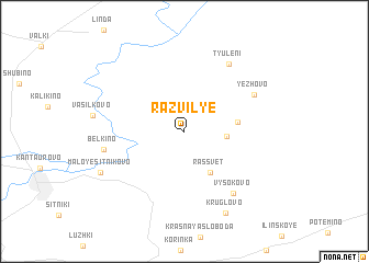 map of Razvil\