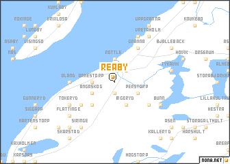 map of Reaby