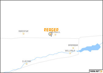 map of Reager