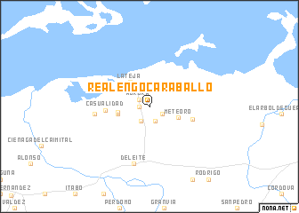 map of Realengo Caraballo
