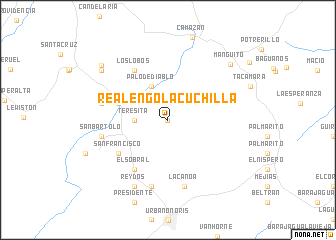 map of Realengo la Cuchilla