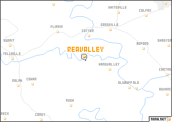 map of Rea Valley