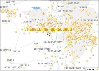 map of Rebecca Meadows Condo