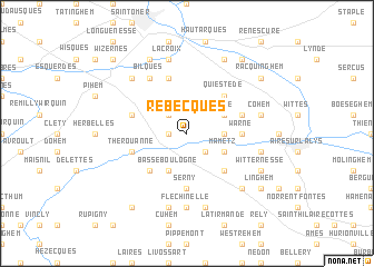 map of Rebecques