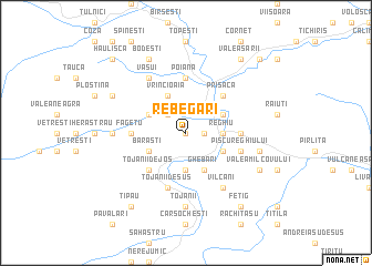 map of Rebegari