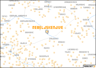 map of Rebeljske Njive
