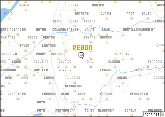 map of Rebón