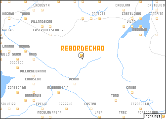 map of Rebordechao