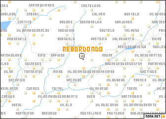 map of Rebordondo
