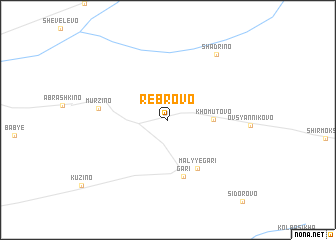 map of Rebrovo