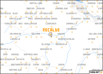map of Recalde