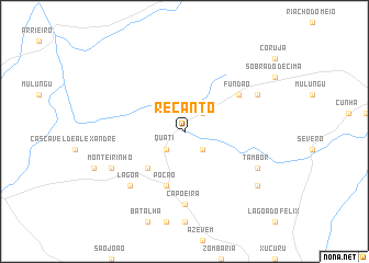 map of Recanto