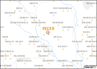 map of Recea