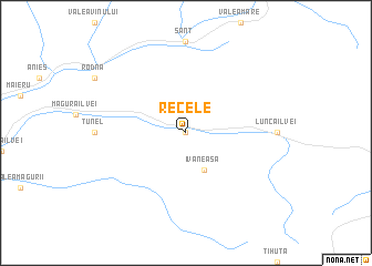 map of Recele