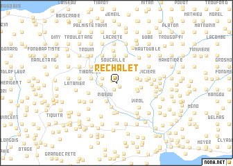 map of Rechalet