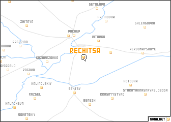 map of Rechitsa