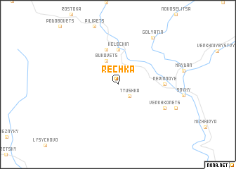 map of Rechka