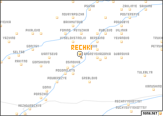 map of Rechki