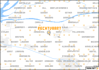 map of Rechtvaart