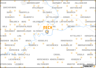 map of Rech