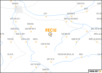 map of Reciu