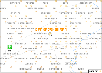 map of Reckershausen
